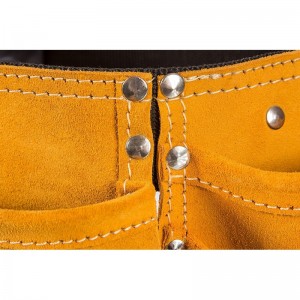 Child's Leather Tool Belt and Flashlight- Suede Leather Working Tool Pouch and Durable- Yellow $47.93 Kids' Costumes