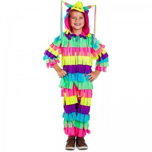 Bright and Fun Multicolor Pi?ata Halloween Costume for Boys / Girls - Unisex Sizing $94.12 Kids' Costumes