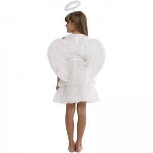 Angel Wings and Halo Kids Teens Girls Women Adult Halloween Costume for Women Headband Dress Up & Pretend Play $32.06 Kids' C...