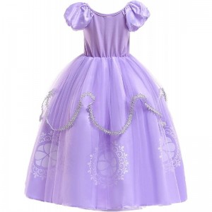Girls Rapunzel Princess Sofia Costume Birthday Christmas Halloween Cosplay Carnival Fancy Dress w/Gloves Accessories $33.83 K...