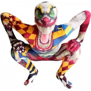 Killer Clown Costume For Kids Creepy Scary Halloween Costumes For Boys $64.36 Kids' Costumes
