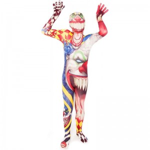 Killer Clown Costume For Kids Creepy Scary Halloween Costumes For Boys $64.36 Kids' Costumes