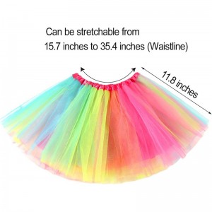 4 Pack Little Girls Tutu Skirts Stars Sequins Ballet Dance Tulle Tutu for Halloween Birthday Princess Dress Up Costume Party ...