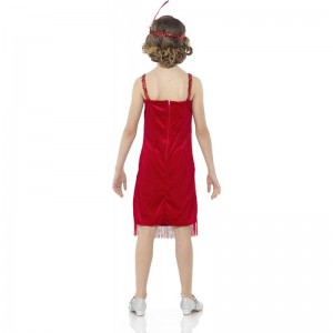 Roaring 20s 1920 Red Flapper Dress Girl's Costume $26.43 Kids' Costumes
