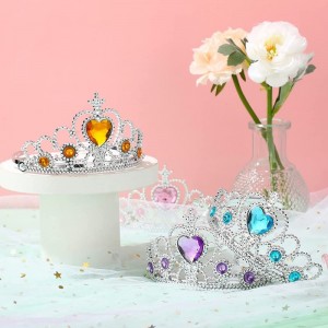 10 Pieces Princess Crowns Dress up Princess Tiaras for Little Girls Toddler Princess Costume Party Accessories $24.68 Kids' D...